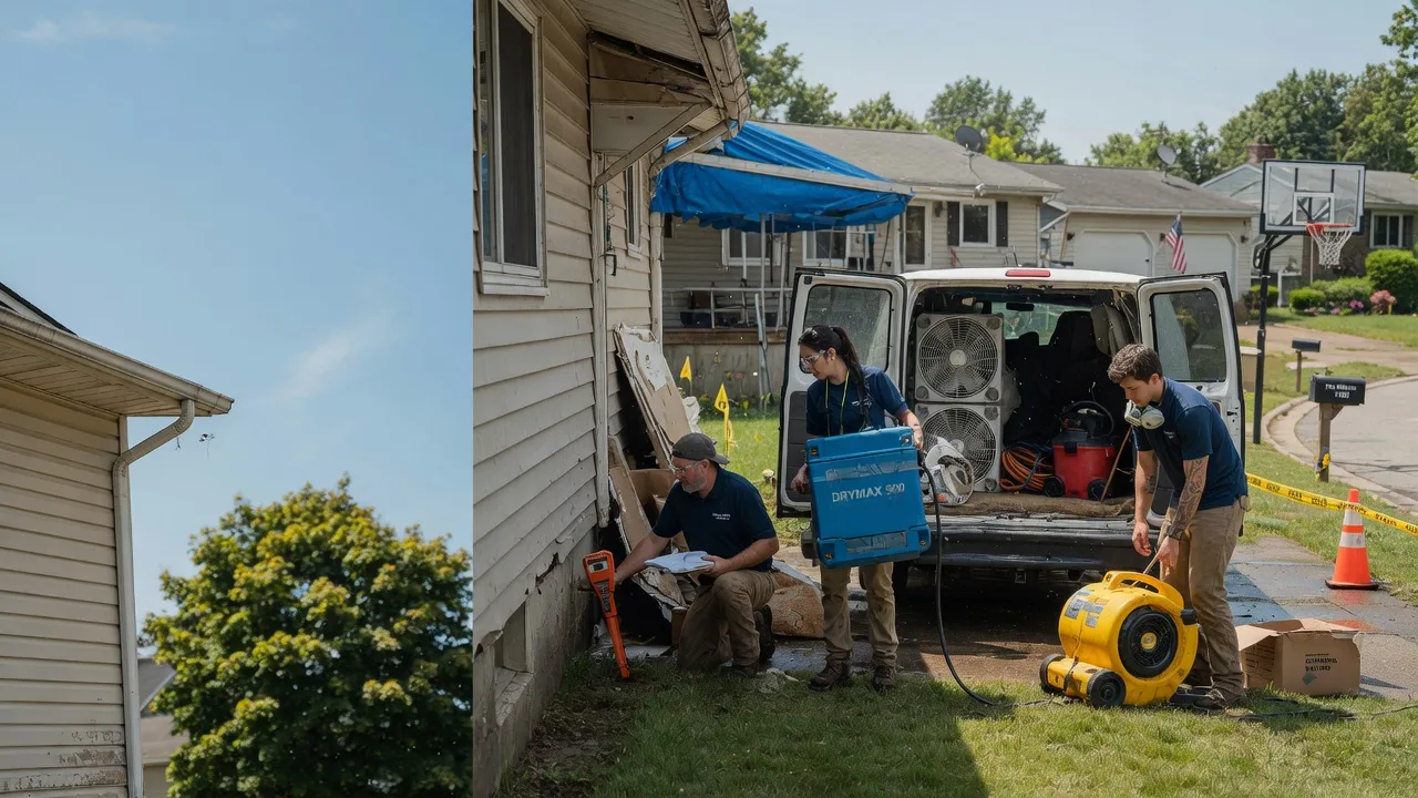Ceiling Leak Cleanup in Elizabethtown, PA near me