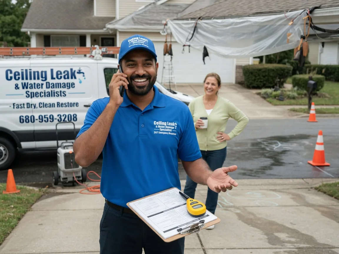 Ceiling Leak Cleanup Elizabethtown, PA FAQs